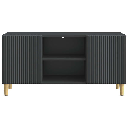 vidaXL TV Cabinet Black 102 x 34.5 x 50 cm Engineered Wood