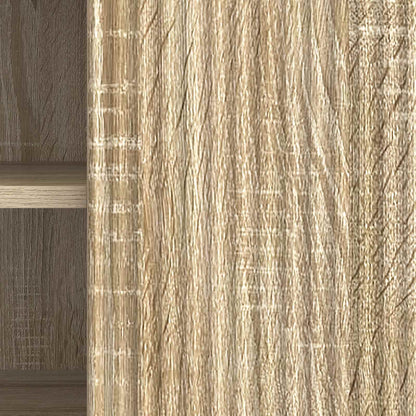 vidaXL TV Cabinet Sonoma Oak 102 x 34.5 x 50 cm Engineered Wood