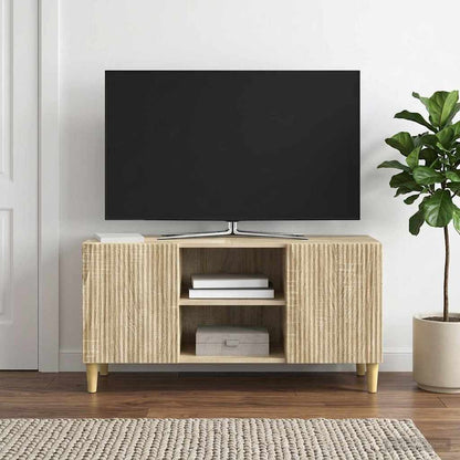 vidaXL TV Cabinet Sonoma Oak 102 x 34.5 x 50 cm Engineered Wood