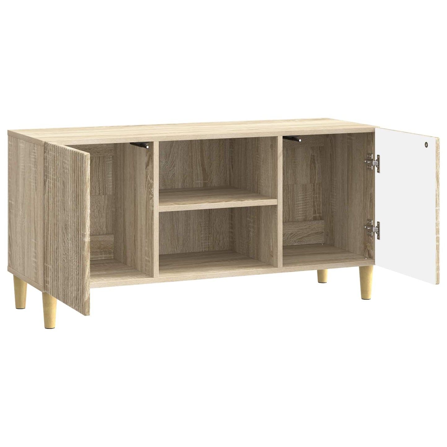 vidaXL TV Cabinet Sonoma Oak 102 x 34.5 x 50 cm Engineered Wood