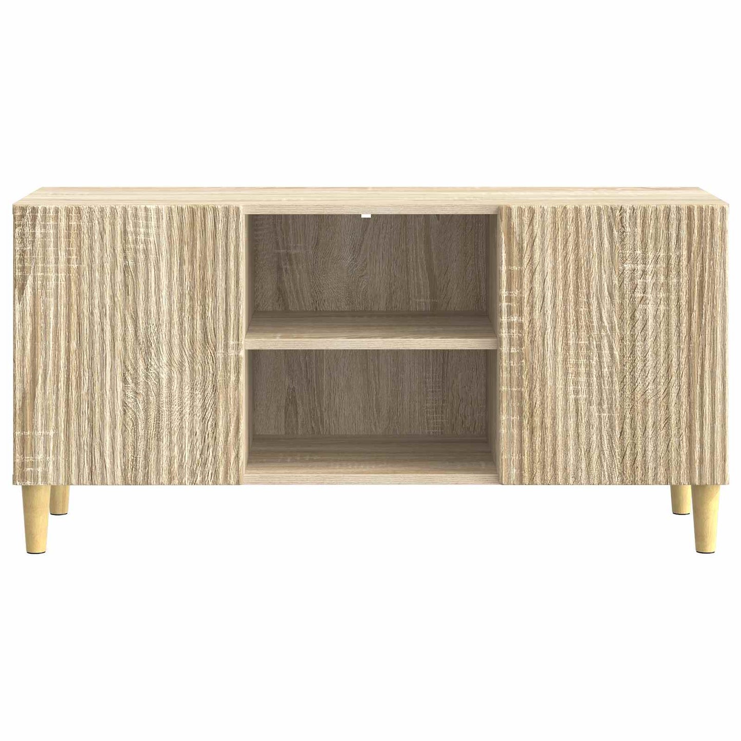 vidaXL TV Cabinet Sonoma Oak 102 x 34.5 x 50 cm Engineered Wood