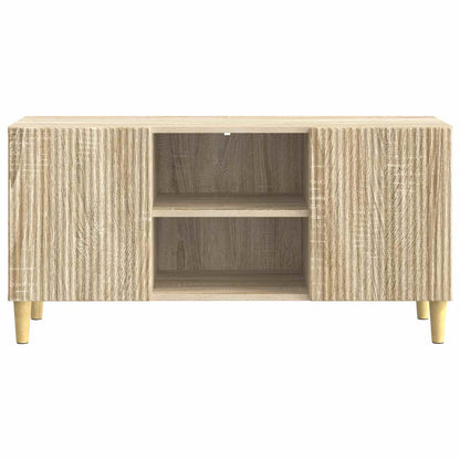 vidaXL TV Cabinet Sonoma Oak 102 x 34.5 x 50 cm Engineered Wood