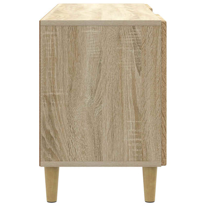 vidaXL TV Cabinet Sonoma Oak 102 x 34.5 x 50 cm Engineered Wood