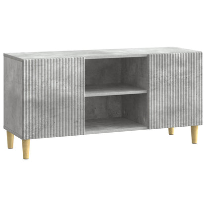 vidaXL TV Cabinet Concrete Grey 102 x 34.5 x 50 cm Engineered Wood