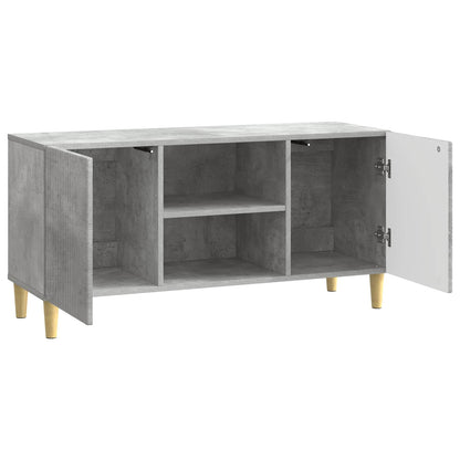 vidaXL TV Cabinet Concrete Grey 102 x 34.5 x 50 cm Engineered Wood
