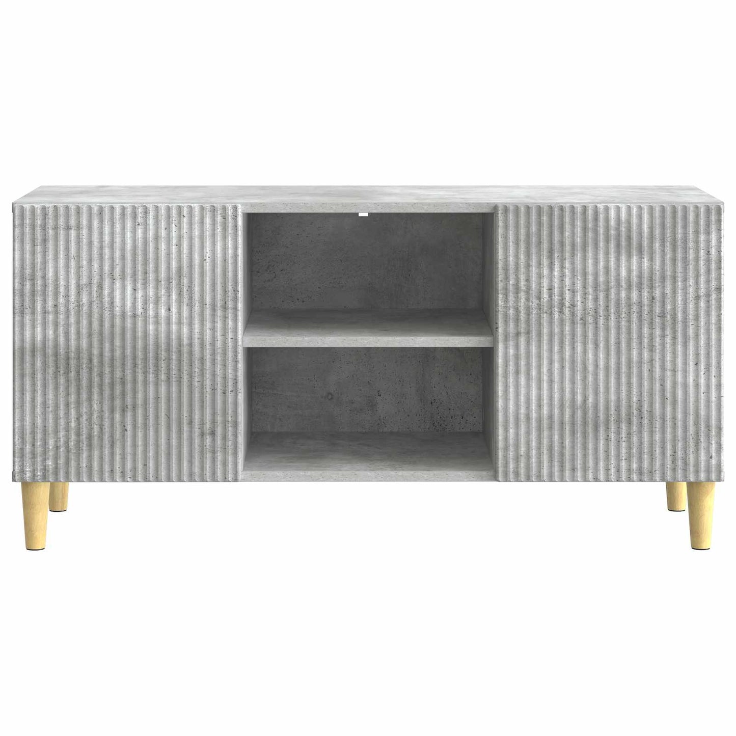 vidaXL TV Cabinet Concrete Grey 102 x 34.5 x 50 cm Engineered Wood