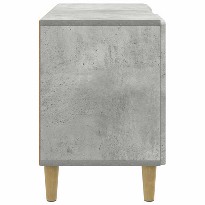 vidaXL TV Cabinet Concrete Grey 102 x 34.5 x 50 cm Engineered Wood