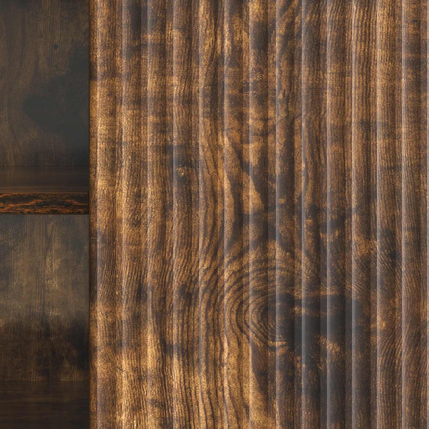 vidaXL TV Cabinet Smoked Oak 102 x 34.5 x 50 cm Engineered Wood