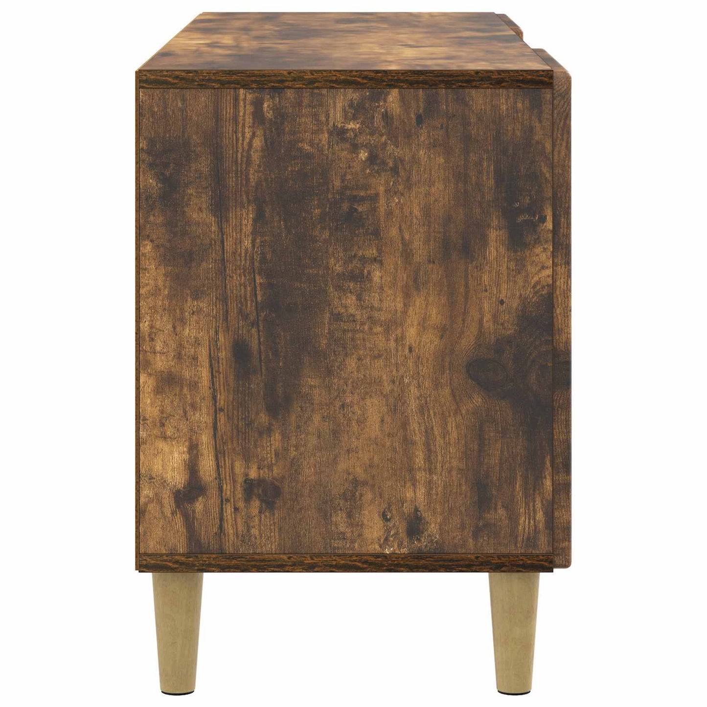 vidaXL TV Cabinet Smoked Oak 102 x 34.5 x 50 cm Engineered Wood