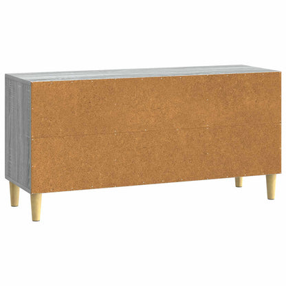 vidaXL TV Cabinet Grey Sonoma 102 x 34.5 x 50 cm Engineered Wood