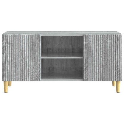 vidaXL TV Cabinet Grey Sonoma 102 x 34.5 x 50 cm Engineered Wood