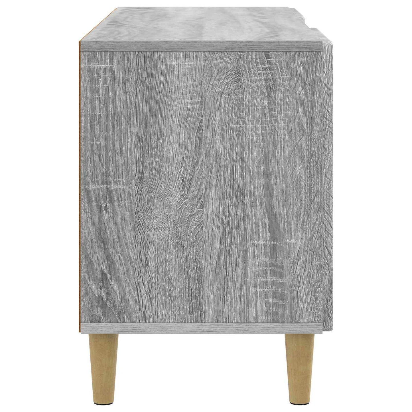 vidaXL TV Cabinet Grey Sonoma 102 x 34.5 x 50 cm Engineered Wood
