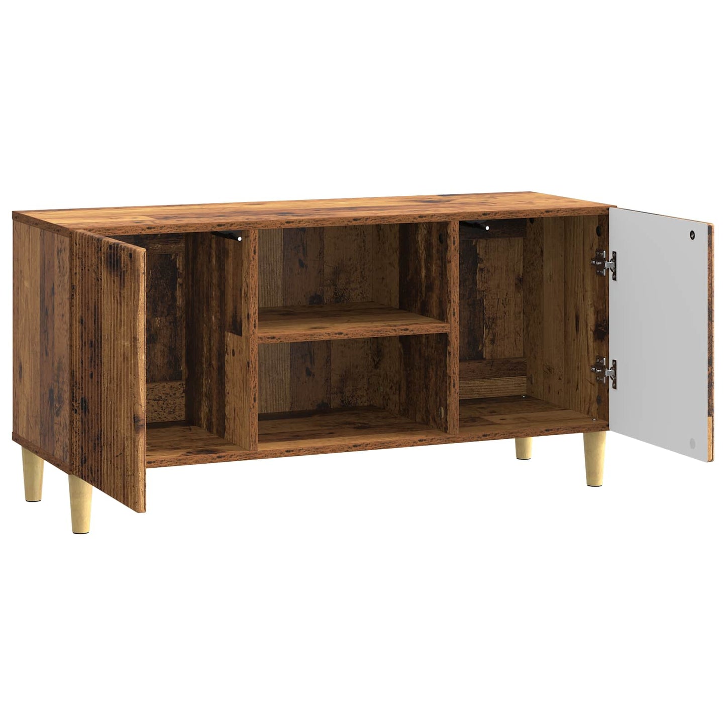 vidaXL TV Cabinet Old Wood 102 x 34.5 x 50 cm Engineered Wood