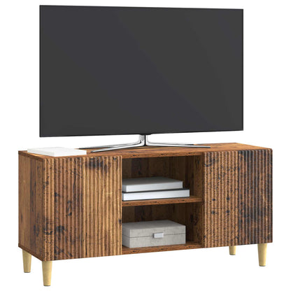 vidaXL TV Cabinet Old Wood 102 x 34.5 x 50 cm Engineered Wood