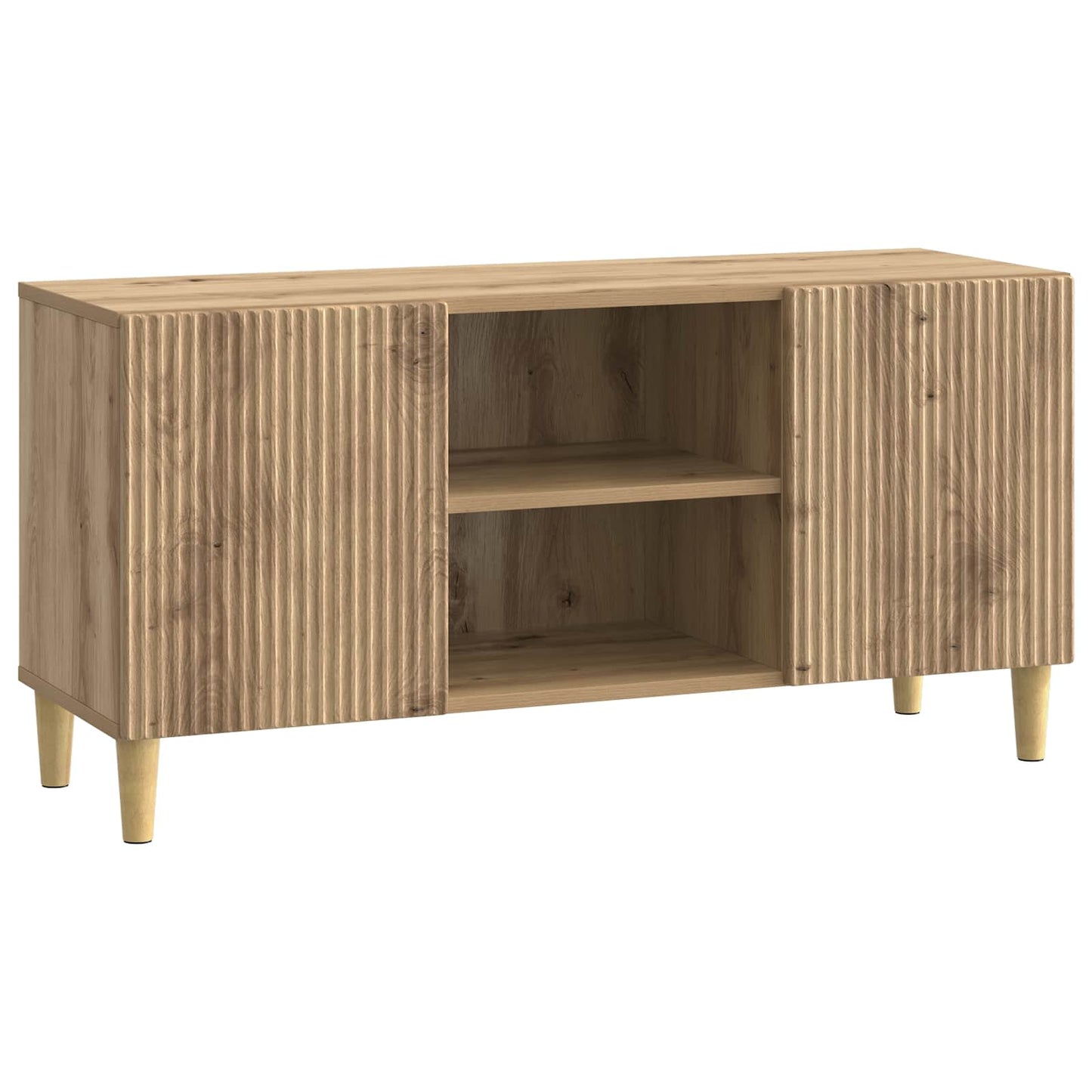 vidaXL TV Cabinet Artisan Oak 102 x 34.5 x 50 cm Engineered Wood