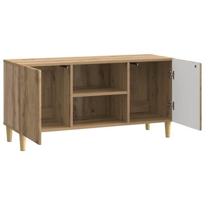vidaXL TV Cabinet Artisan Oak 102 x 34.5 x 50 cm Engineered Wood