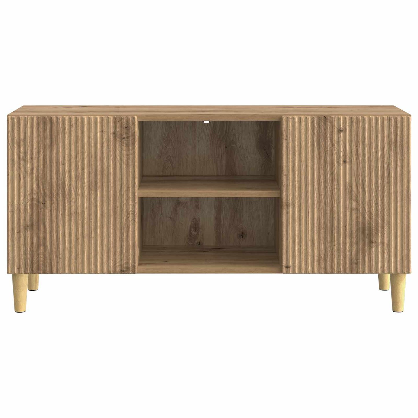 vidaXL TV Cabinet Artisan Oak 102 x 34.5 x 50 cm Engineered Wood