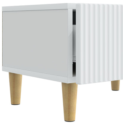 vidaXL TV Cabinet with Drawer White 147 x 34.5 x 30 cm Engineered Wood
