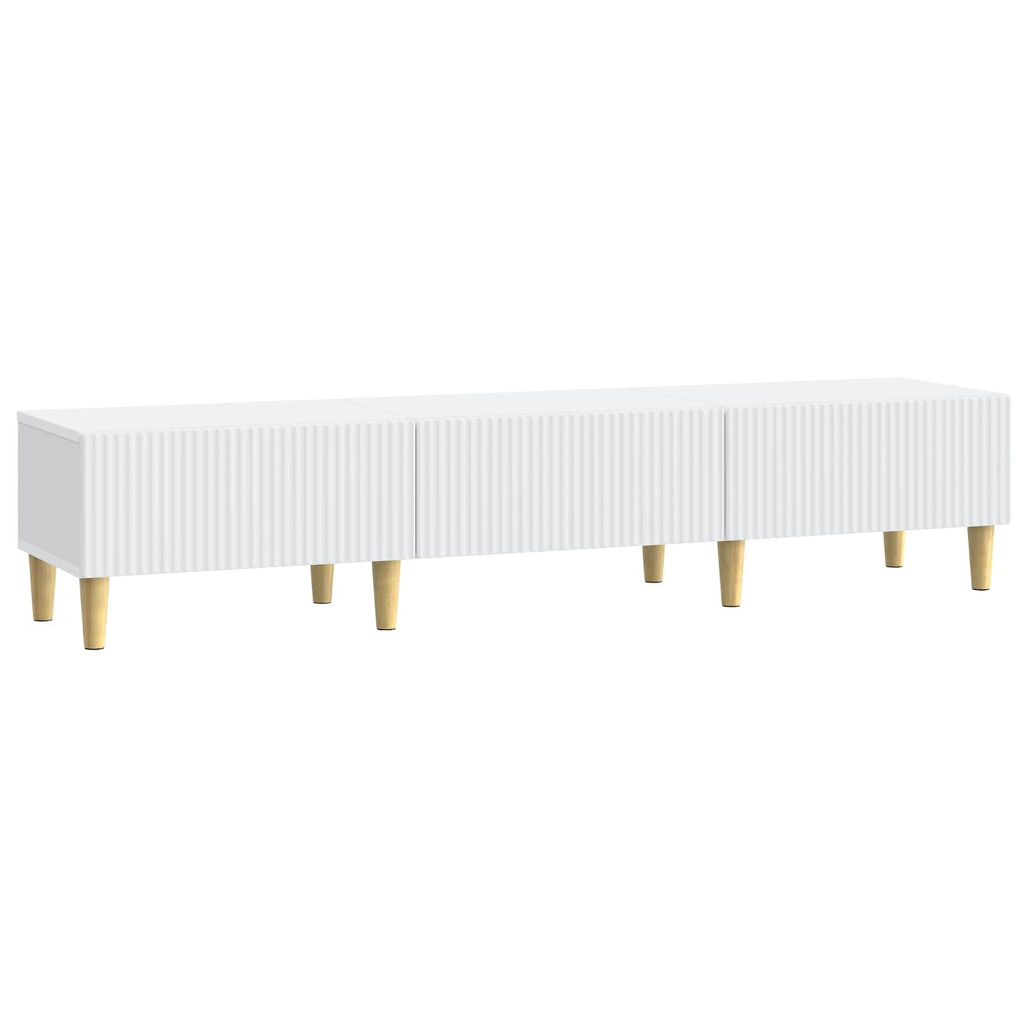 vidaXL TV Cabinet with Drawer White 147 x 34.5 x 30 cm Engineered Wood