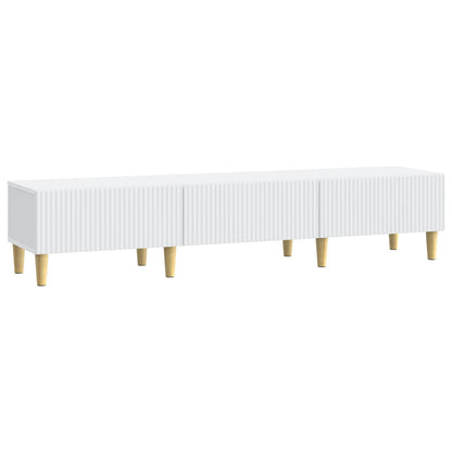 vidaXL TV Cabinet with Drawer White 147 x 34.5 x 30 cm Engineered Wood