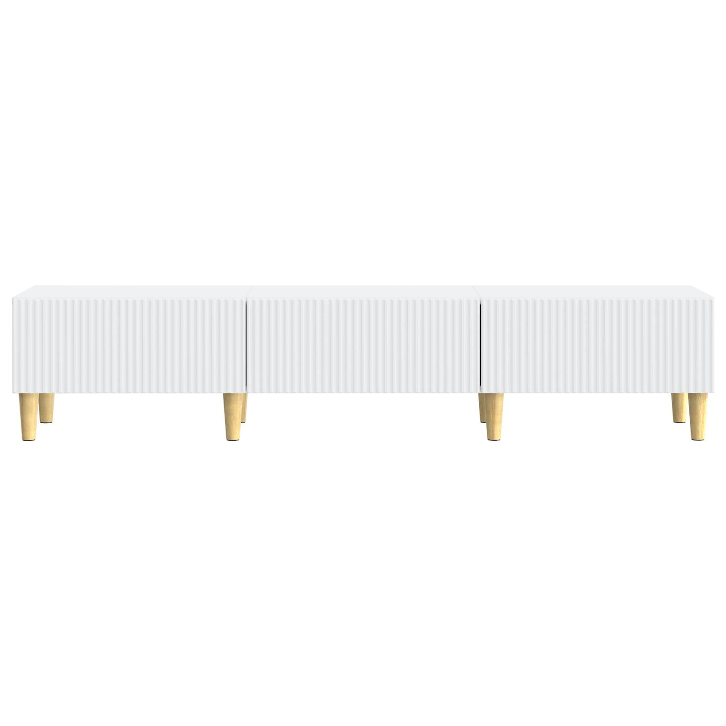 vidaXL TV Cabinet with Drawer White 147 x 34.5 x 30 cm Engineered Wood