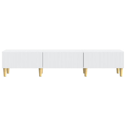 vidaXL TV Cabinet with Drawer White 147 x 34.5 x 30 cm Engineered Wood