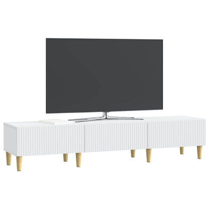 vidaXL TV Cabinet with Drawer White 147 x 34.5 x 30 cm Engineered Wood