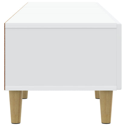 vidaXL TV Cabinet with Drawer White 147 x 34.5 x 30 cm Engineered Wood