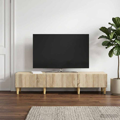 vidaXL TV Cabinet Sonoma Oak 147 x 34.5 x 30 cm Engineered Wood