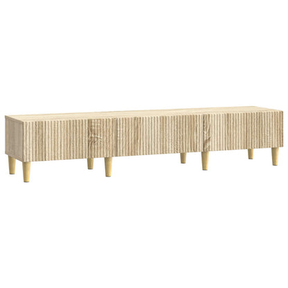 vidaXL TV Cabinet Sonoma Oak 147 x 34.5 x 30 cm Engineered Wood