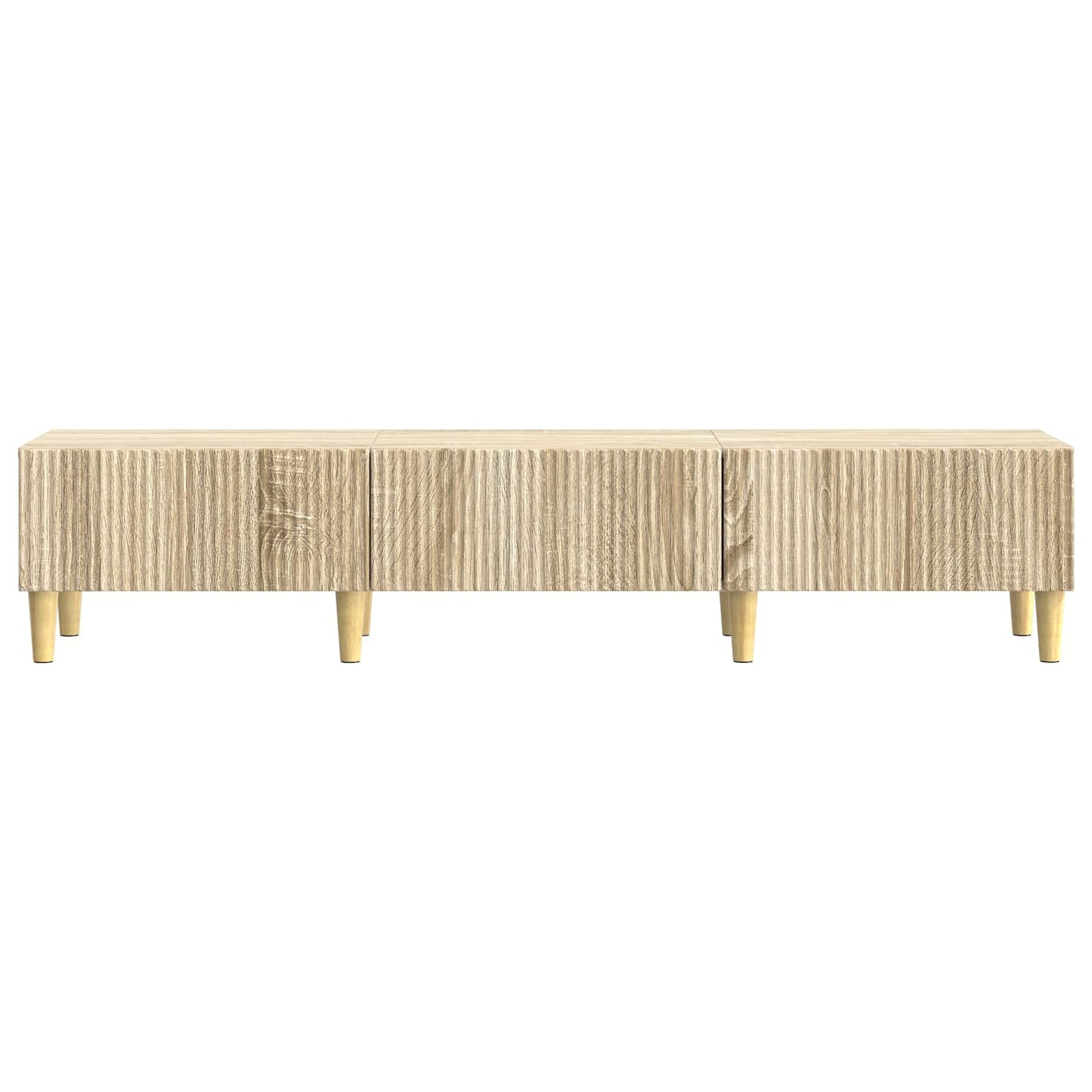 vidaXL TV Cabinet Sonoma Oak 147 x 34.5 x 30 cm Engineered Wood