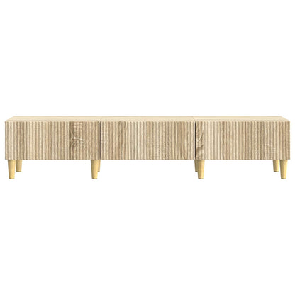vidaXL TV Cabinet Sonoma Oak 147 x 34.5 x 30 cm Engineered Wood