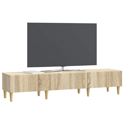 vidaXL TV Cabinet Sonoma Oak 147 x 34.5 x 30 cm Engineered Wood