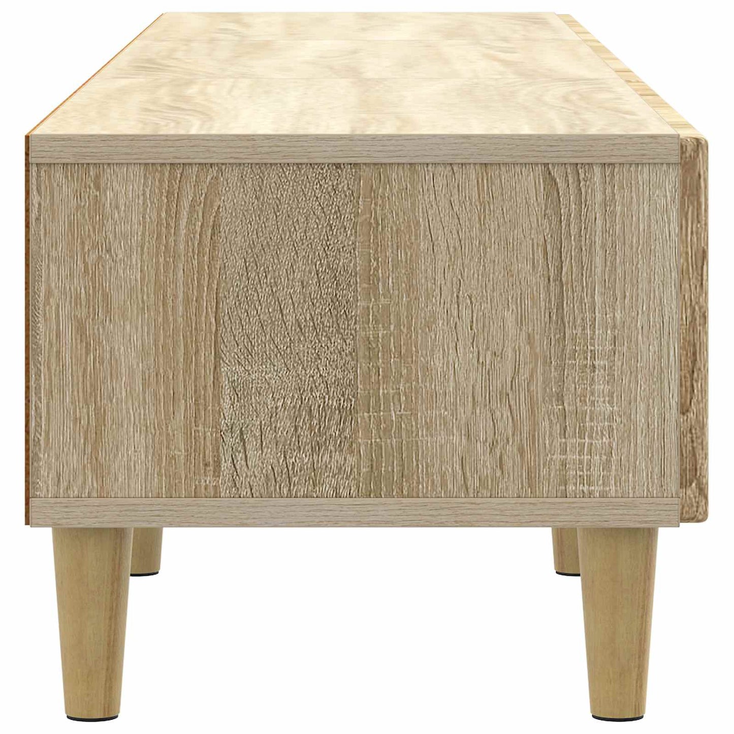 vidaXL TV Cabinet Sonoma Oak 147 x 34.5 x 30 cm Engineered Wood