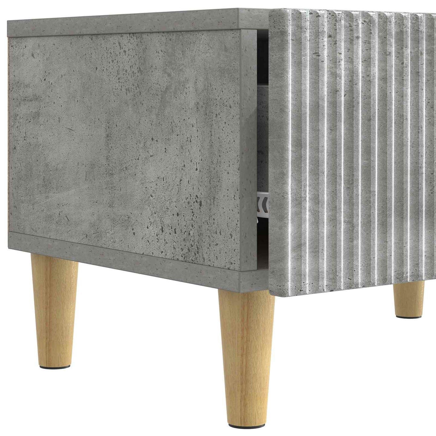vidaXL TV Cabinet Concrete Grey 147 x 34.5 x 30 cm Engineered Wood