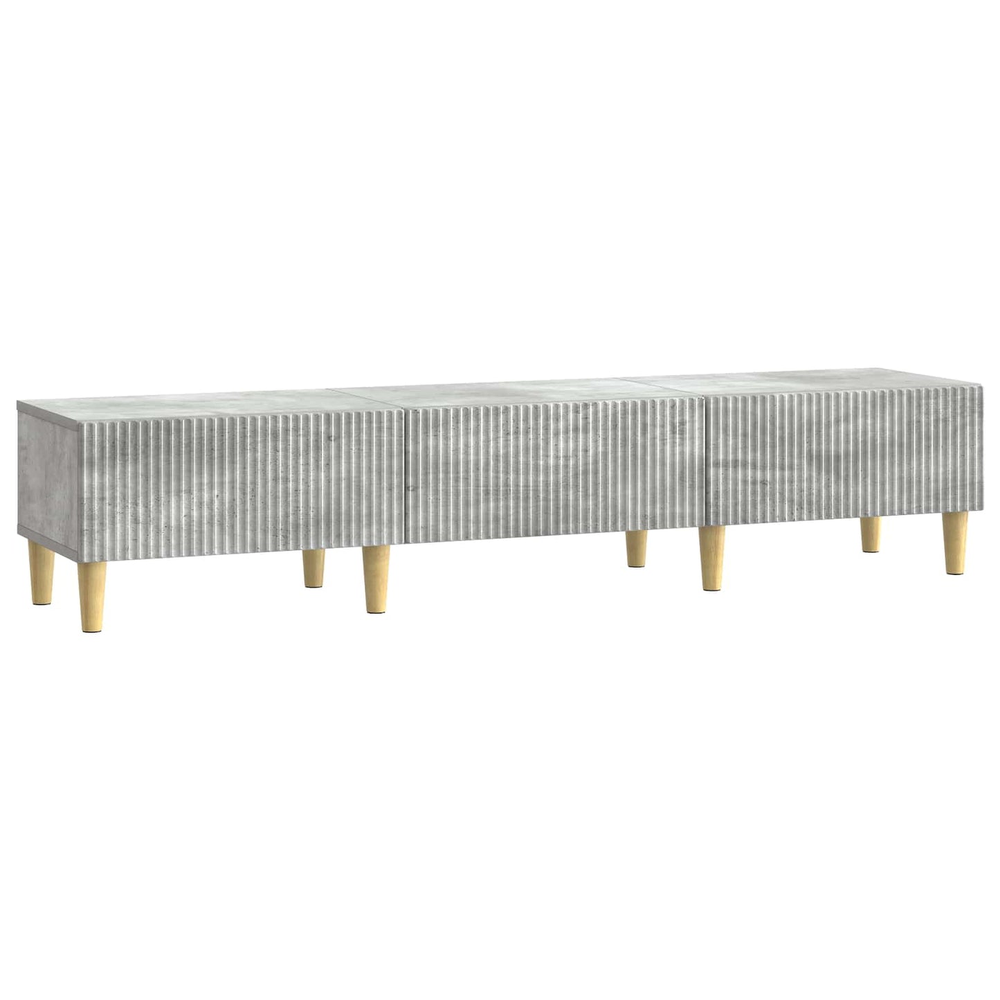 vidaXL TV Cabinet Concrete Grey 147 x 34.5 x 30 cm Engineered Wood