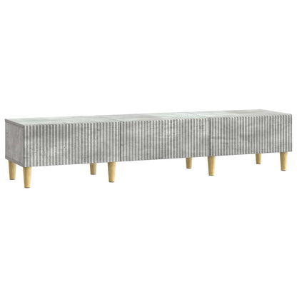 vidaXL TV Cabinet Concrete Grey 147 x 34.5 x 30 cm Engineered Wood
