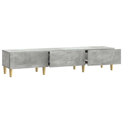 vidaXL TV Cabinet Concrete Grey 147 x 34.5 x 30 cm Engineered Wood