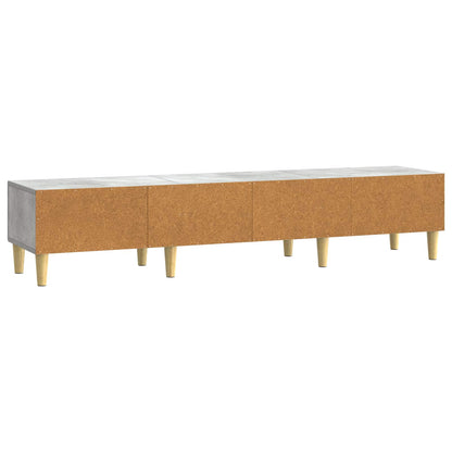 vidaXL TV Cabinet Concrete Grey 147 x 34.5 x 30 cm Engineered Wood