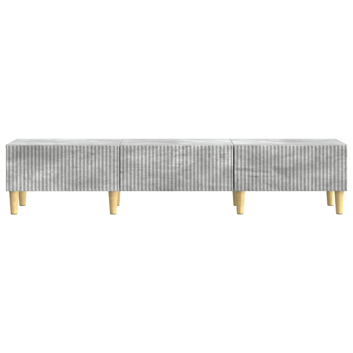 vidaXL TV Cabinet Concrete Grey 147 x 34.5 x 30 cm Engineered Wood