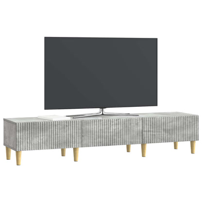 vidaXL TV Cabinet Concrete Grey 147 x 34.5 x 30 cm Engineered Wood