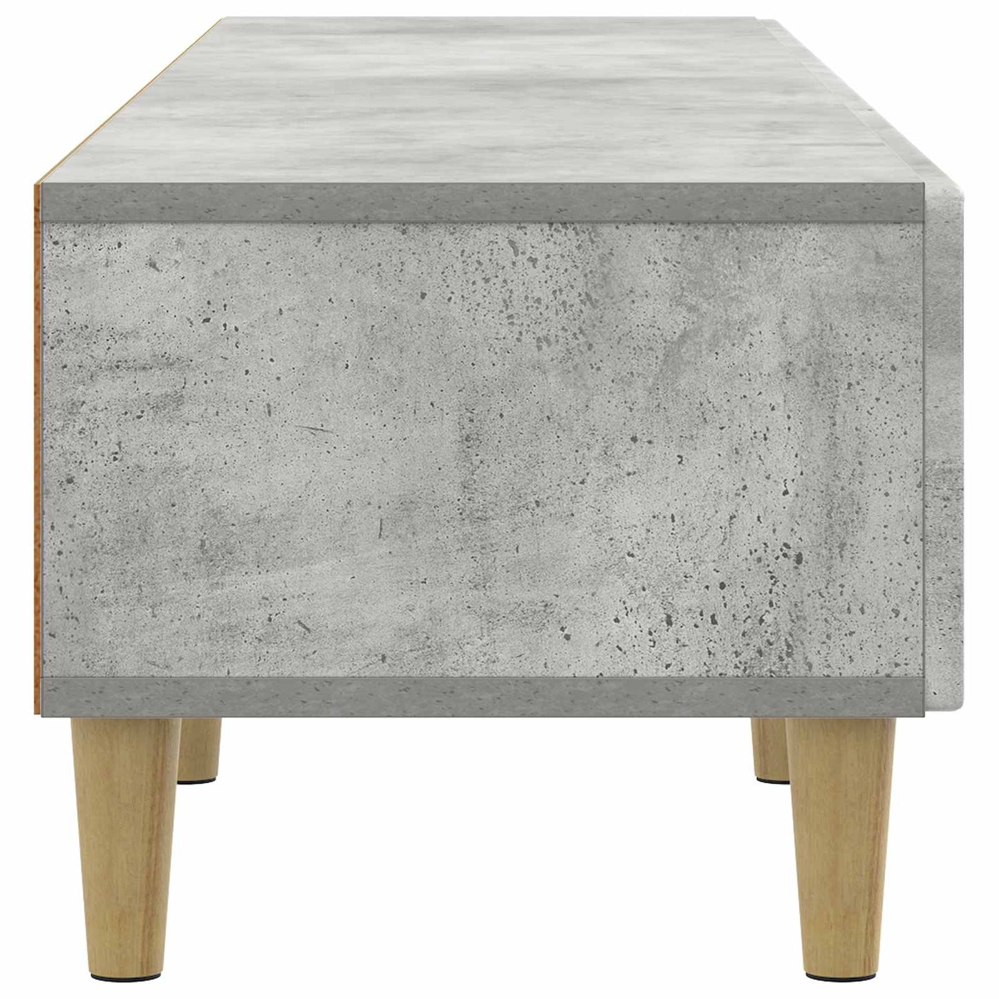 vidaXL TV Cabinet Concrete Grey 147 x 34.5 x 30 cm Engineered Wood