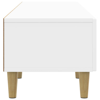 vidaXL TV Cabinet High Gloss White 147 x 34.5 x 30 cm Engineered Wood