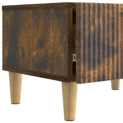 vidaXL TV Cabinet Smoked Oak 147 x 34.5 x 30 cm Engineered Wood