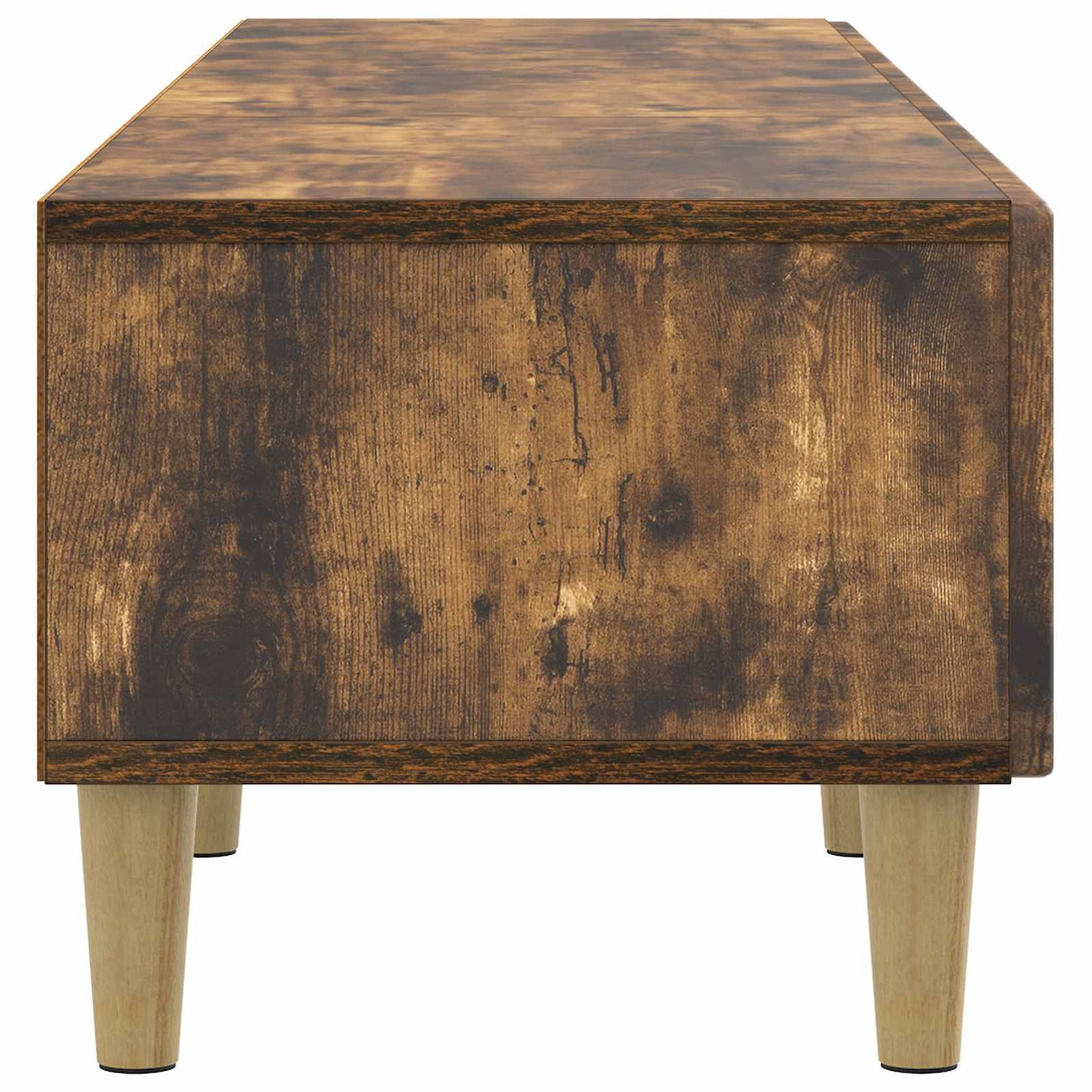 vidaXL TV Cabinet Smoked Oak 147 x 34.5 x 30 cm Engineered Wood
