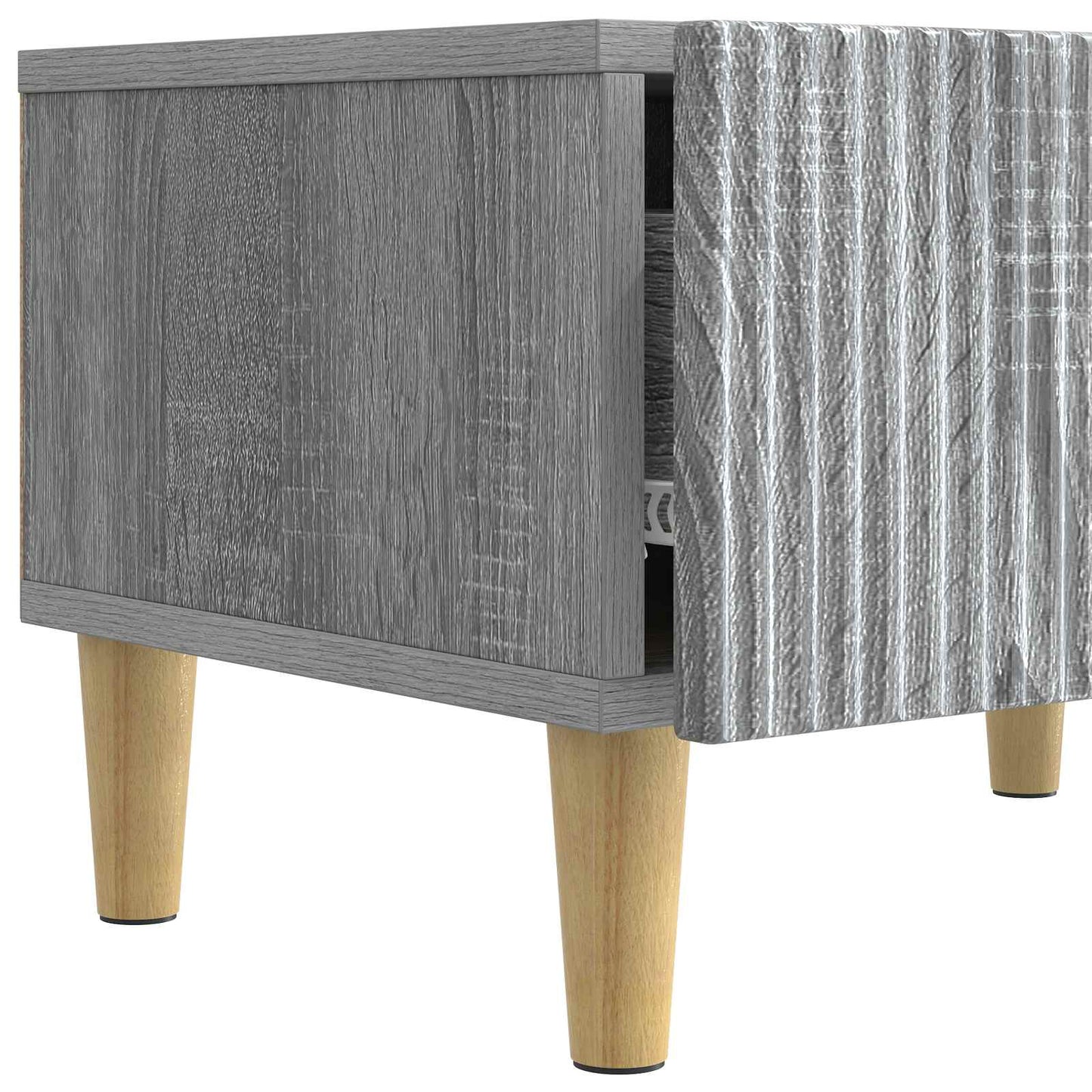 vidaXL TV Cabinet Grey Sonoma 147 x 34.5 x 30 cm Engineered Wood