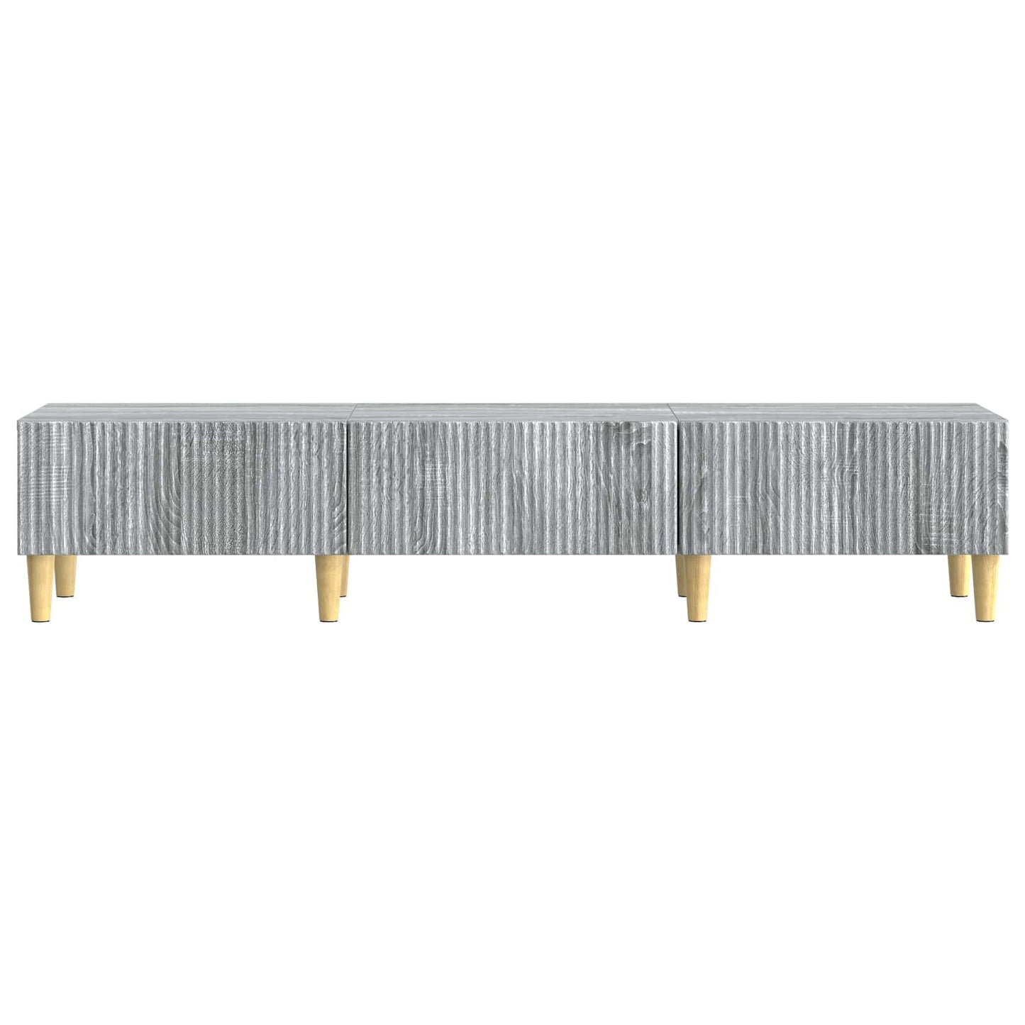 vidaXL TV Cabinet Grey Sonoma 147 x 34.5 x 30 cm Engineered Wood