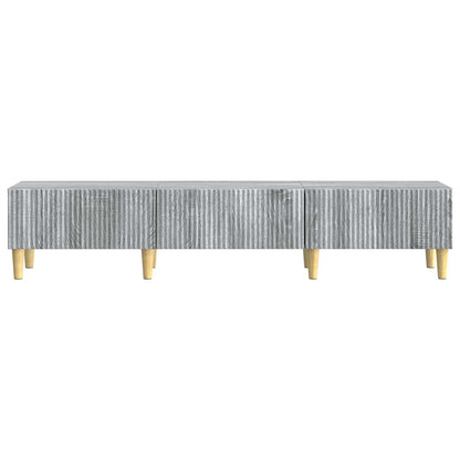 vidaXL TV Cabinet Grey Sonoma 147 x 34.5 x 30 cm Engineered Wood