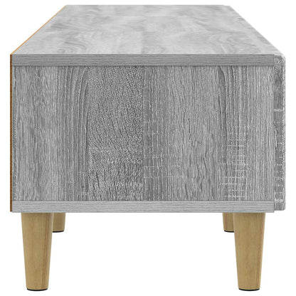 vidaXL TV Cabinet Grey Sonoma 147 x 34.5 x 30 cm Engineered Wood