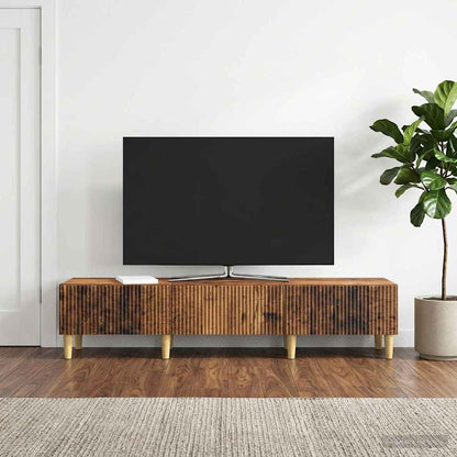 vidaXL TV Cabinet Old Wood 147 x 34.5 x 30 cm Engineered Wood